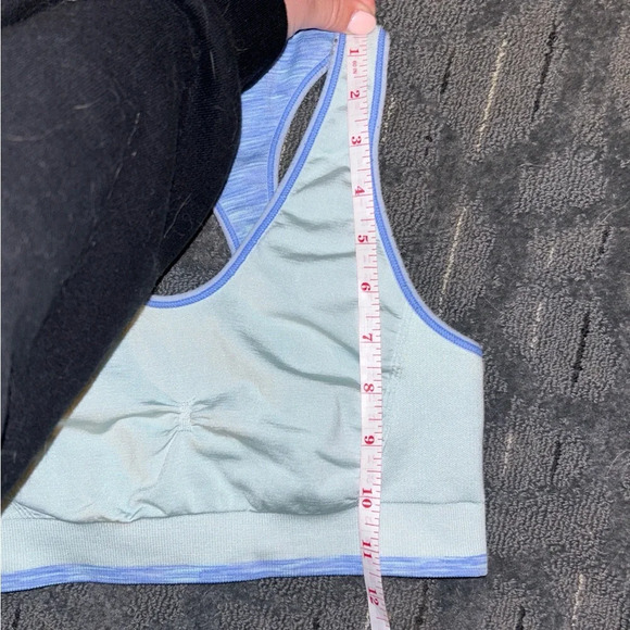 Aerie Reversible Seamless Blue Cutout Sports Bra Bralette - Picture 6 of 7